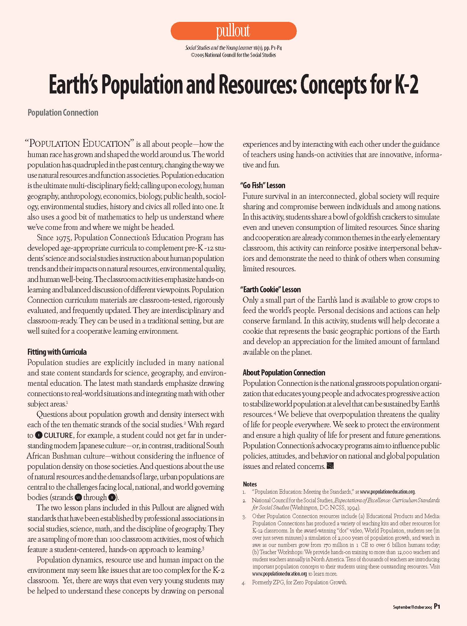 research articles about population